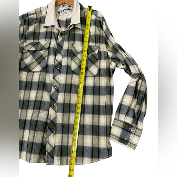 Artful Dodger Mens $88 Double Front Woven Plaid Button Up Shirt Size 4XL New - Picture 3 of 8
